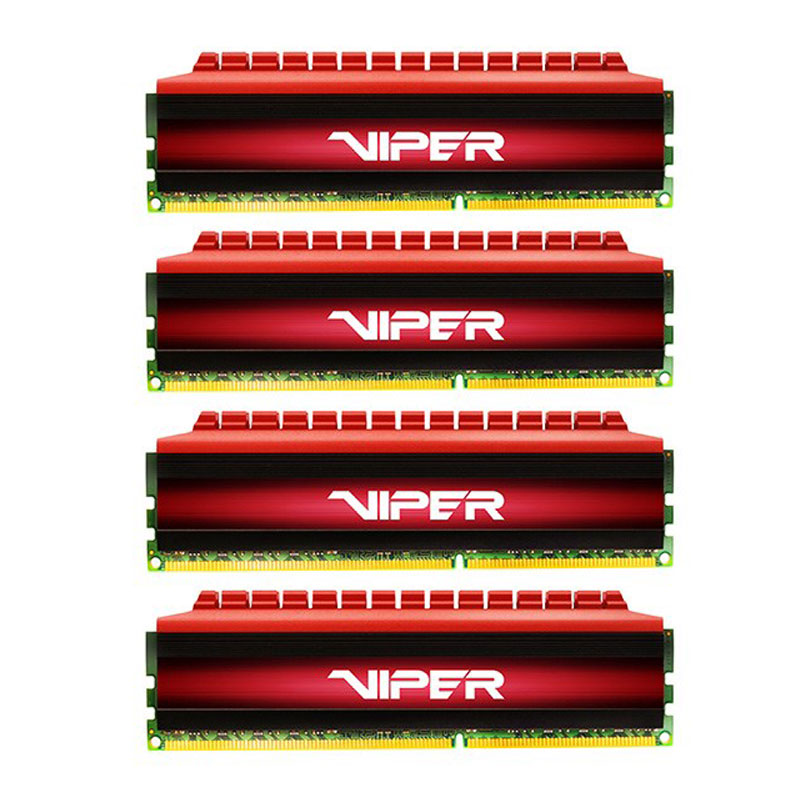 Patriot Viper 4 DDR4 2400 CL15 Quad Channel Desktop RAM - 32GB